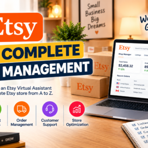 Etsy VA & Complete Store Management