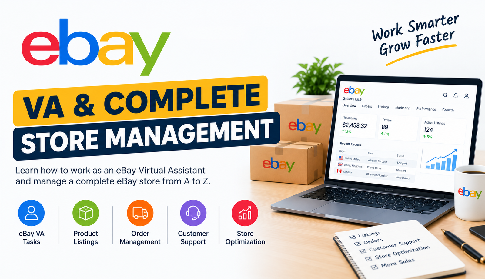 eBay VA & Complete Store Management